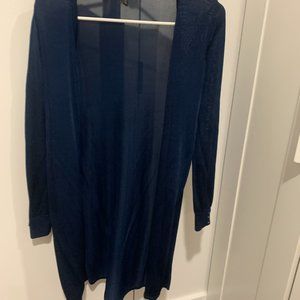 Dark Blue Cardigan Jacket